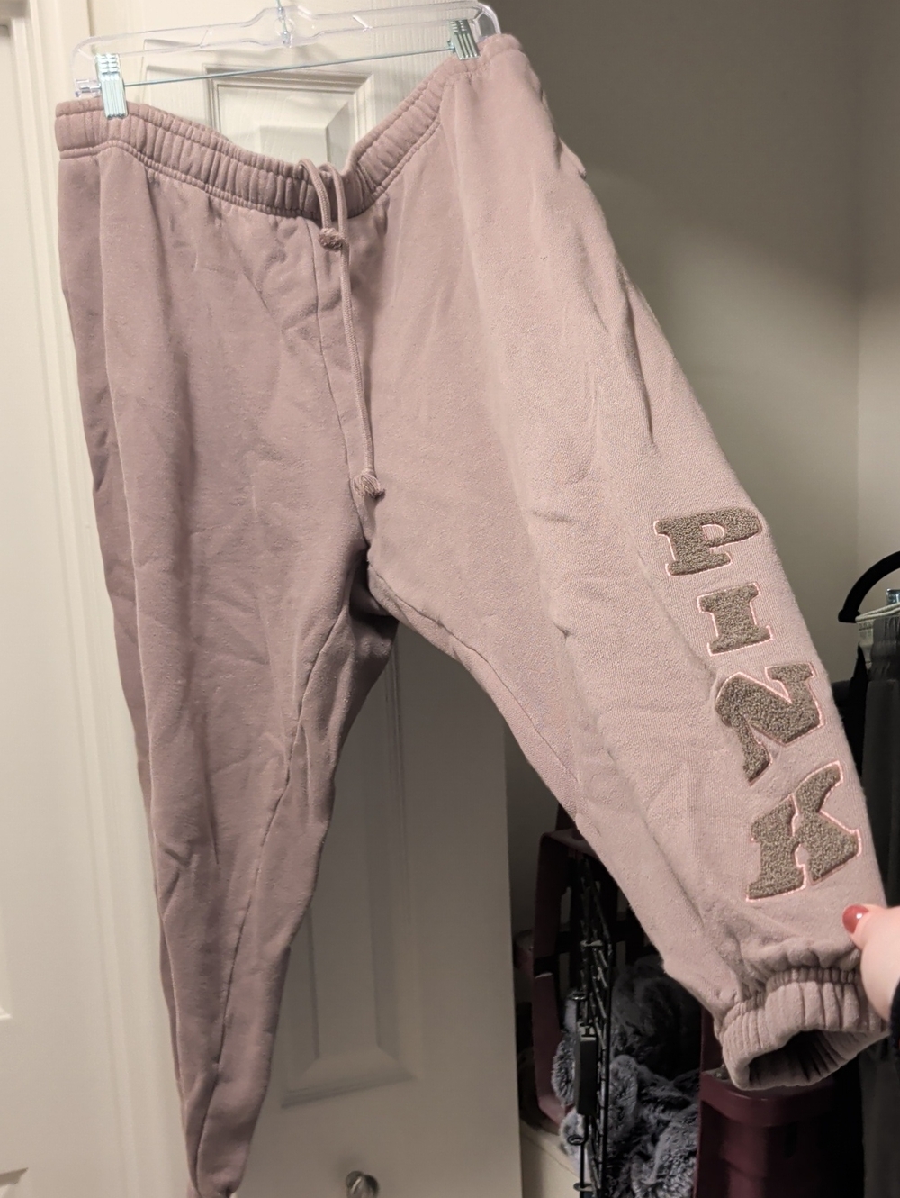 Pink Fleece Sweatpants!!